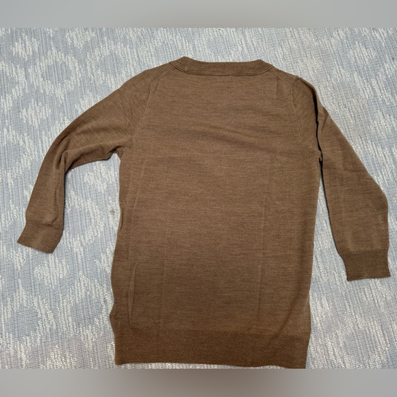 JCREW Tan small crewneck sweater merino wool - Picture 4 of 4